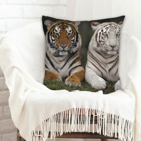 Housse de coussin décorative déhoussable pour le Jour de l'An, Noël, Pâques