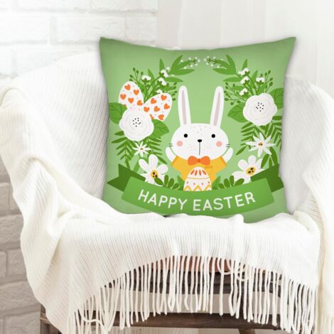 Housse de coussin décorative salon déhoussable pour anniversaire, la Saint-Valentin, Noël