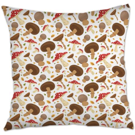Housse de coussin décorative salon déhoussable pour décoration de noël de famille