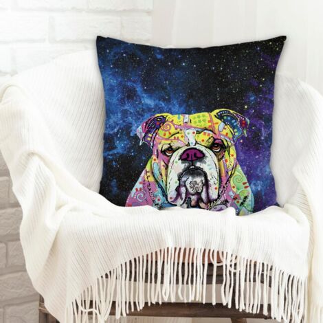Housse de coussin décorative salon déhoussable pour mariage, anniversaire, naissance de bébé