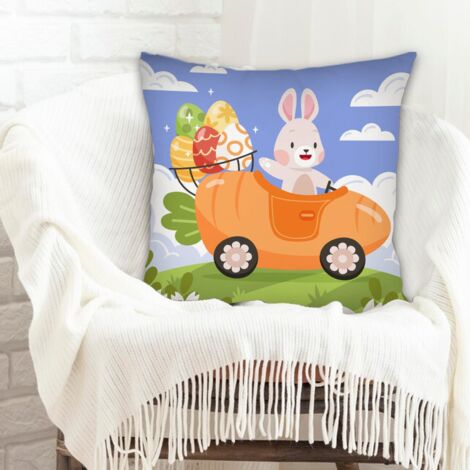 Housse de coussin décorative salon déhoussable pour petit ami, mari, fiançailles couples