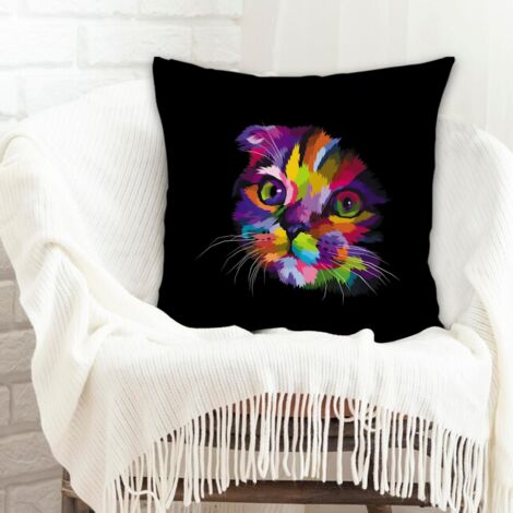 Housse de coussin décorative salon doux pour cadeau de famille pour la Fête des Mères la Fête des Pères anniversaire mariage
