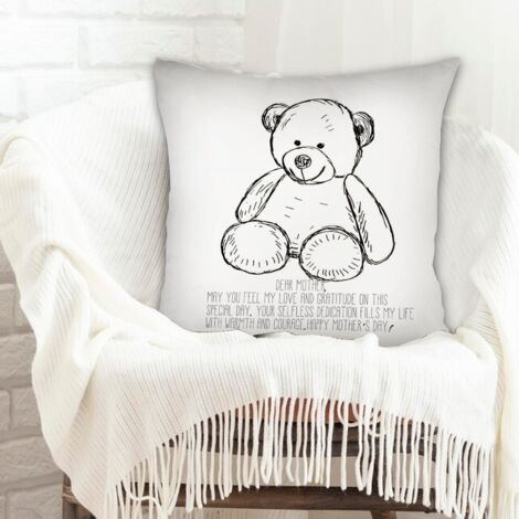 Housse de coussin décorative salon résistant pour cadeau de la saint-valentin