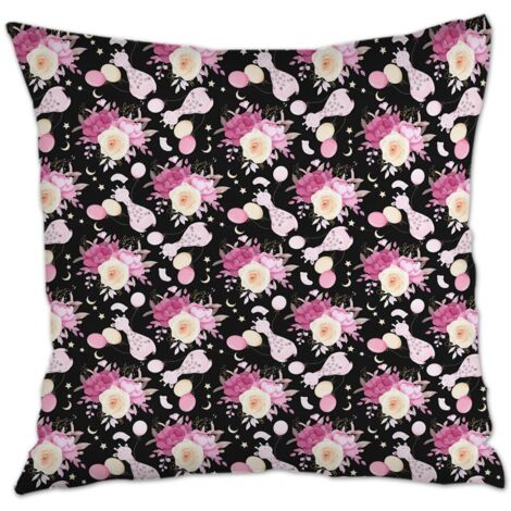 Housse de coussin décorative solide pour canapé lit chaise décoratif de ferme la saint-valentin