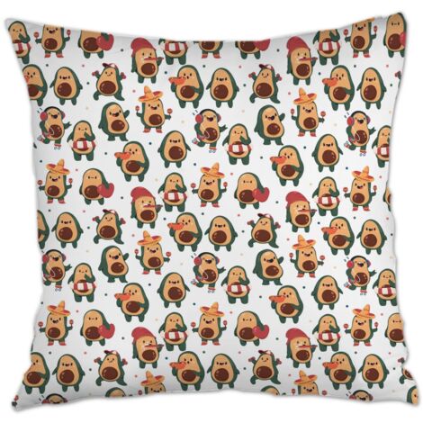 Housse de coussin décorative solide pour mariage, anniversaire, la Saint-Valentin, la Fête des Mères et des Pères