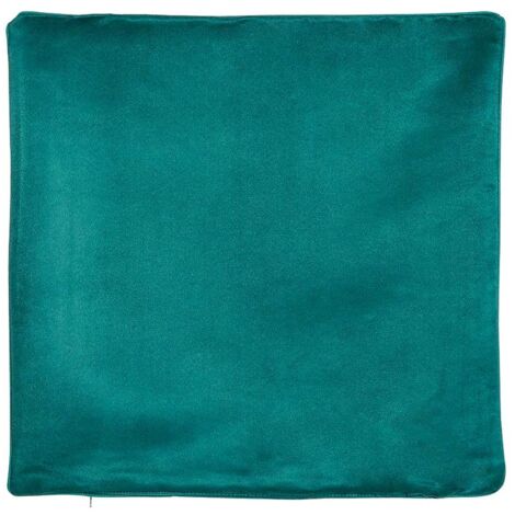Housse de Coussin  - Effet Satiné Vert emeraude 45x45 cm