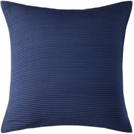 Housse de coussin en Coton à l'effet plissé ONDINE