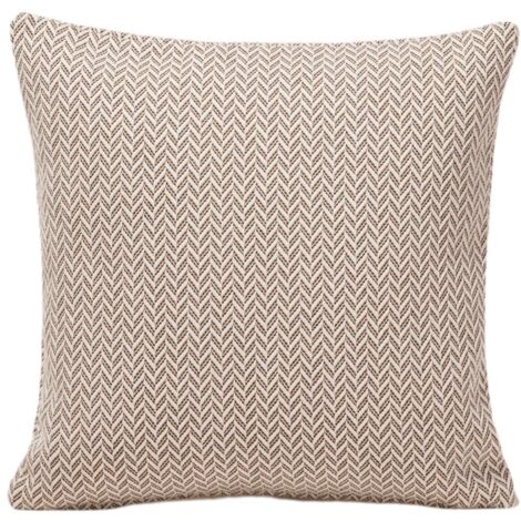 Housse de coussin en Jacquard à motifs chevron ALEJANDRO