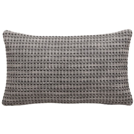 Housse de coussin en Jacquard texturé et graphique EIRIK