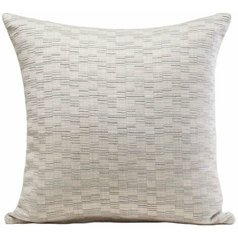 Housse de coussin en Jacquard texturé et graphique KAPLAN
