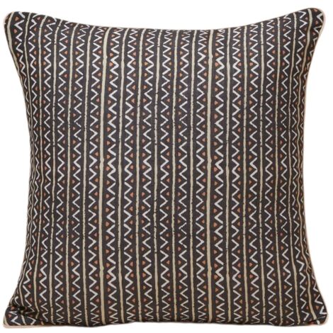 Housse de coussin en Lin imprimé, passepoil en coton MALIA