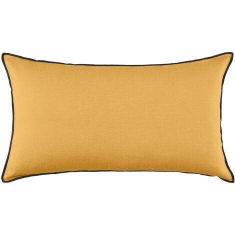 Housse de coussin en Lin lavé légèrement froissé CARLINA