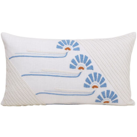 Housse de coussin en Motif stylisé en coton tressé WINDIE