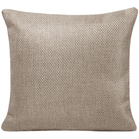 Housse de coussin en Tissage toile à l'effet satiné COCONUT