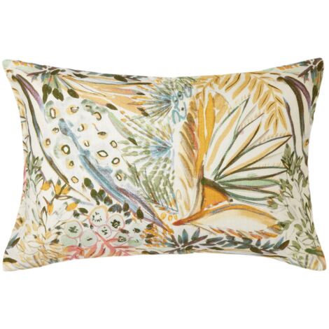 Housse de coussin en Toile imprimée labellisé OEKO-TEX AQUARELA