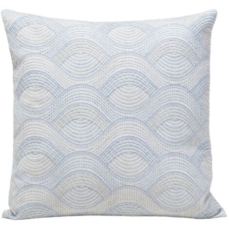 Housse de coussin en Vagues finement brodées KAMARIE