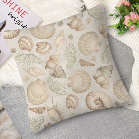 Housse de coussin exploration marine rétro