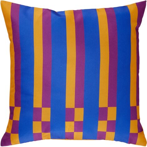 Housse de coussin exterieur 40 x 40 cm Pia raye