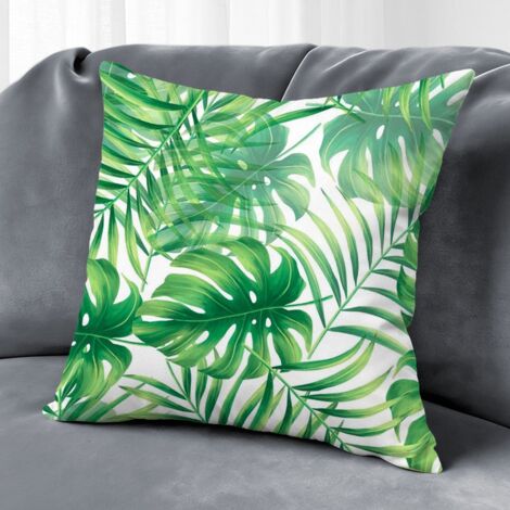 Housse de coussin fleurs, décoration intérieure extérieure maison,50×50cm