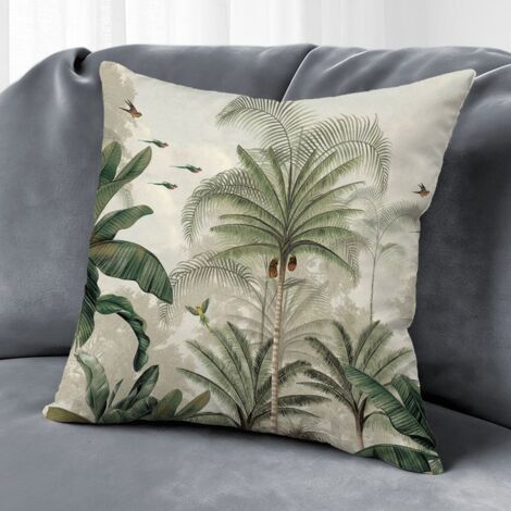 Housse de coussin fleurs décoratives, décoration maison élégante,40×40cm