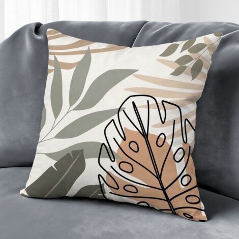 Housse de coussin floral décoratif, décoration maison intérieure,50×50cm