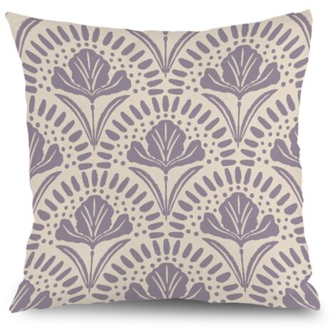 Housse de coussin floral extérieur, décoration salon extérieur,50×50cm