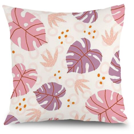 Housse de coussin floral jardin,décoration canapé extérieur,45×45cm