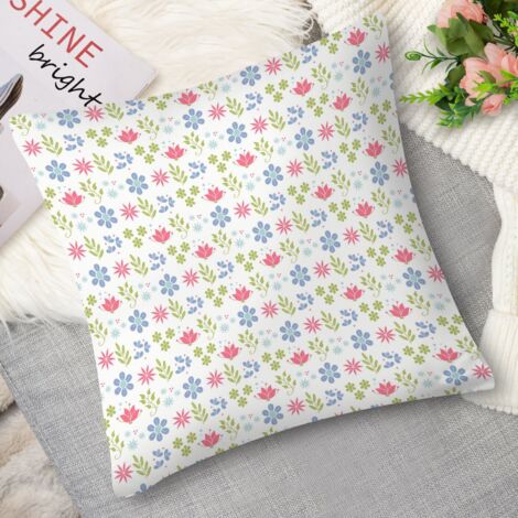 Housse de coussin floral scandinave