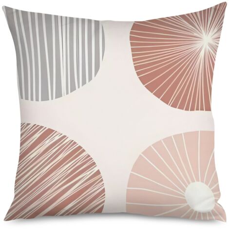Housse de Coussin Géométrique Minimaliste Déco Maison