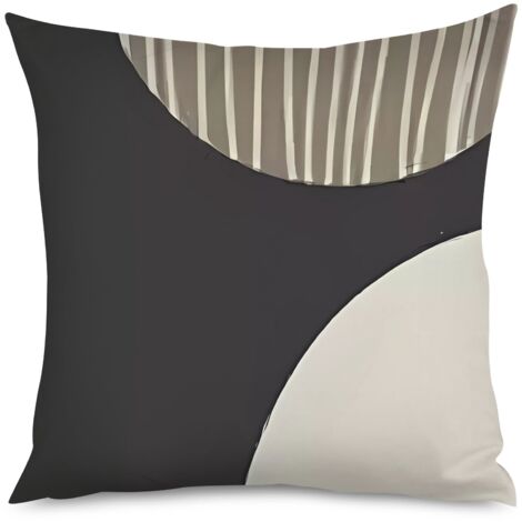 Housse de Coussin Graphique Minimaliste Maison