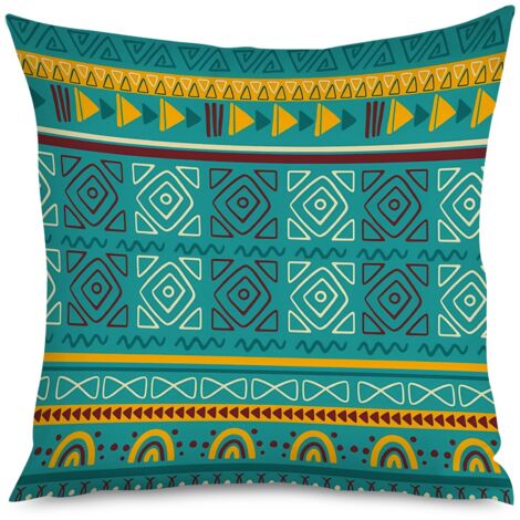 Housse de coussin imprimé kilim, ethnique chic