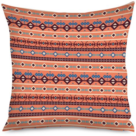 Housse de coussin imprimé symbole om
