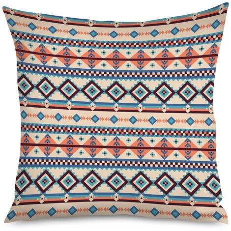 Housse de coussin imprimé tente berbère