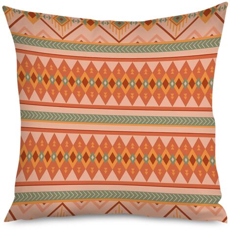 Housse de coussin imprimé théière, bohème