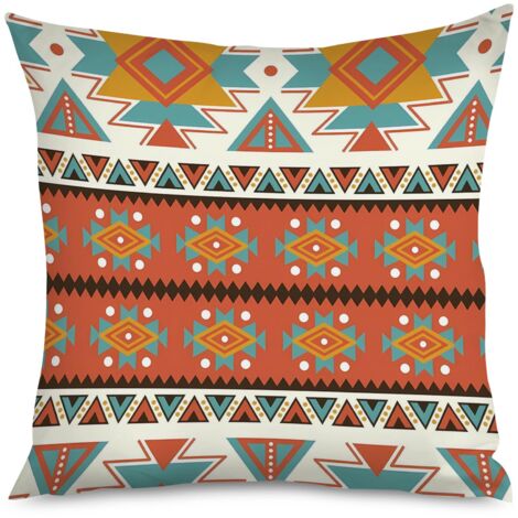 Housse de coussin imprimé tie-dye, bohème psyché