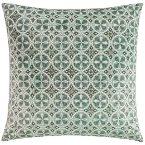 Housse de Coussin Imprimée "Joan" 60x60cm Kaki