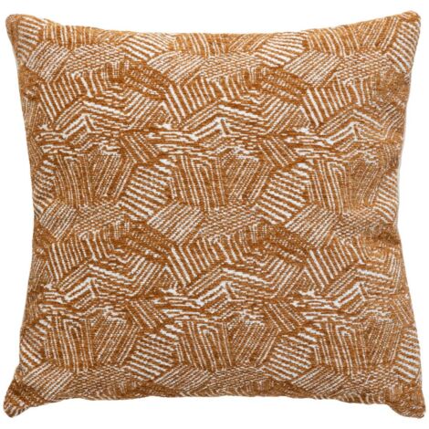 Housse de coussin Jeni chenille marron 40x40cm - Atmosphera créateur d'intérieur
