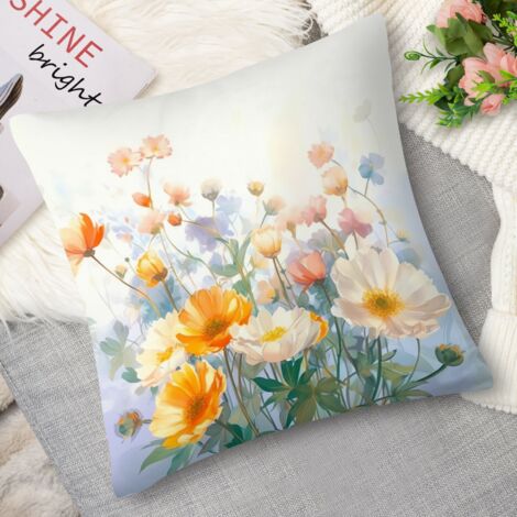 Housse de coussin lavande, provence chic