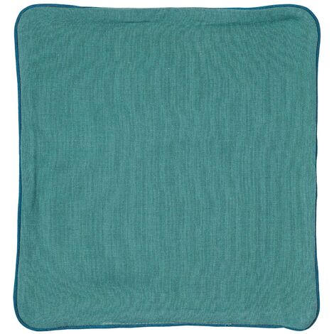Housse de coussin Libeccio Bleu Paon 40x40 cm
