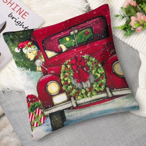 Housse de coussin maison en pain d'épice