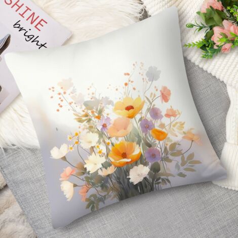 Housse de coussin marguerites, fraîcheur