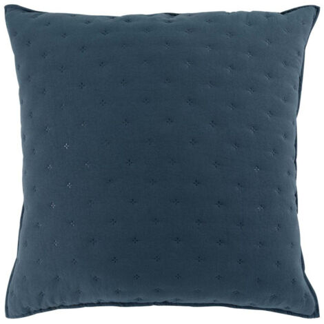 Housse de Coussin "Mellow" 60x60cm Bleu & Blanc