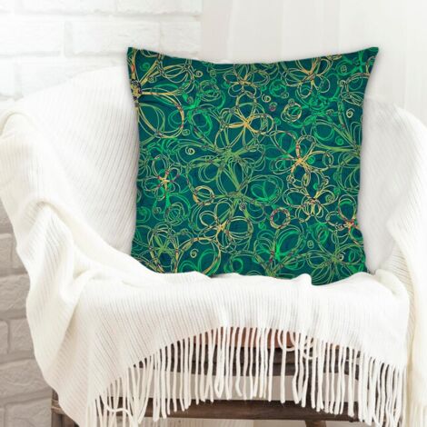 Housse de coussin moderne design déhoussable pour décoration de maison et de chambre à coucher
