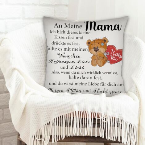 Housse de coussin moderne design déhoussable pour fête de la saint-valentin