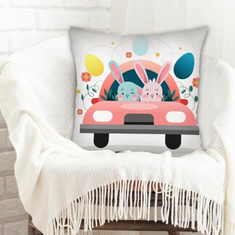 Housse de coussin moderne design facile d'entretien pour petite amie petit ami