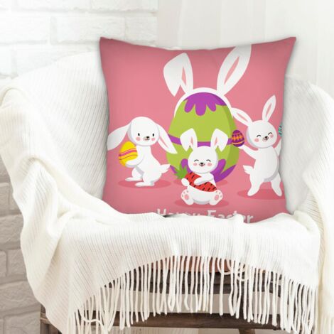Housse de coussin moderne design maison douce confortable pour canapé ou lit