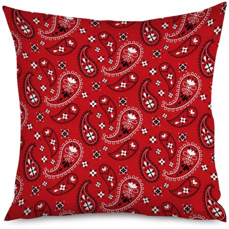 Housse de coussin motifs mosaïque, bohème