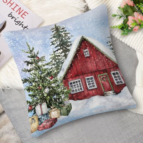 Housse de coussin motifs scandinaves