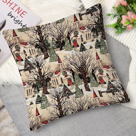 Housse de coussin nuit polaire
