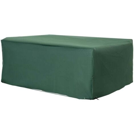 Housse de coussin Outsunny Housse de Protection Étanche Housse Salon de Jardin 600D Oxford Tissu Bâche Salon de Jardin Extérieur Imperméable rectangulaire 210L x 140l x 80H cm Vert